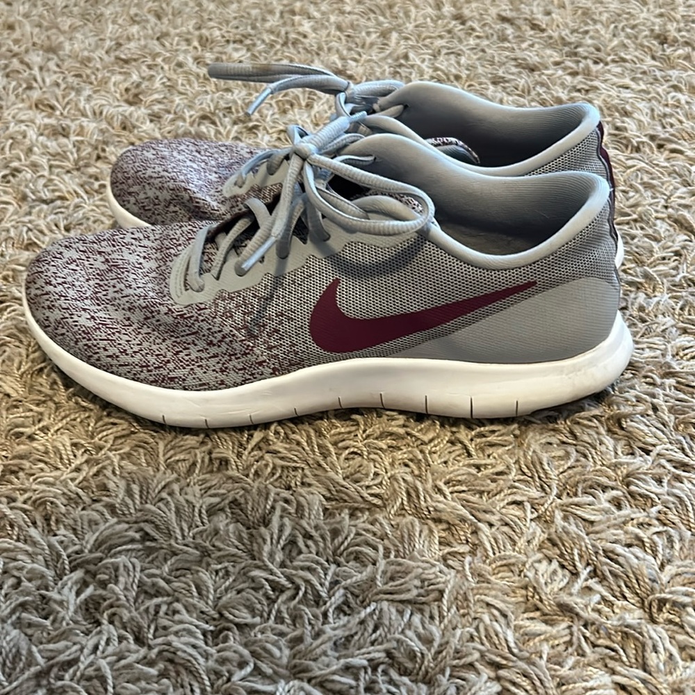 Gray and Purple Nike Tennis Shoes Size 10